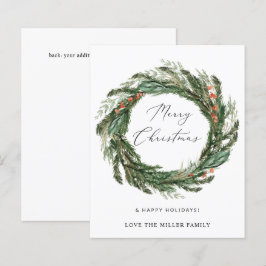 Budget Wreath - Frohe Weihnachten