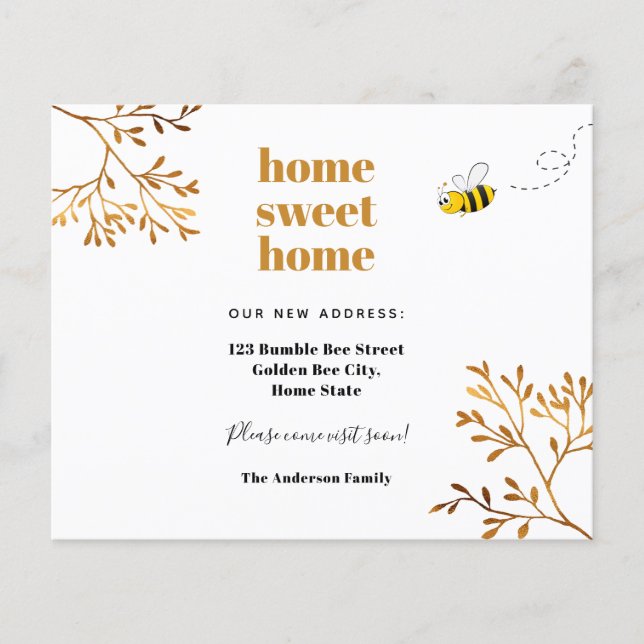 Budget Zuhause sweet Zuhause moderne bewegende Ank (Vorderseite)