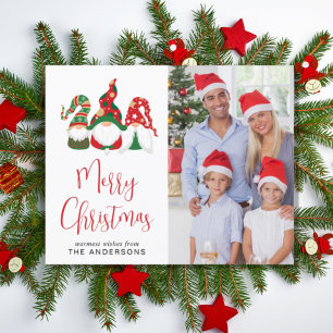 Budget Zwergen Frohe Weihnachten Foto Urlaubskarte