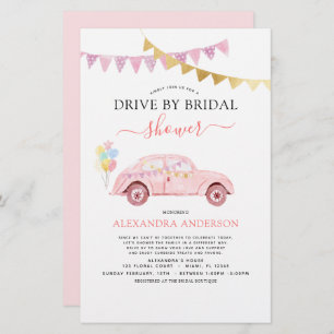 Budgetäre Fahrt nach Brautparty Rosa Goldfolie