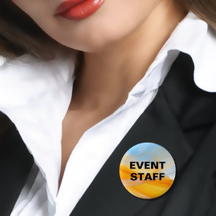 Budgetfreundliche Event-Mitarbeiter Moderne Knopfn Button