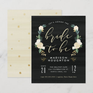 Budgetheitsperiode als Blumenschrift-Brautparty