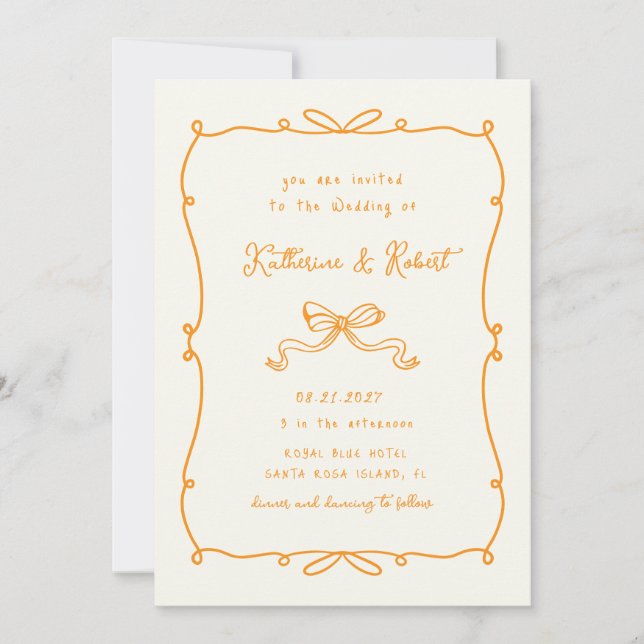 Budgetheitssehen mit kleinem Handgepäck Einladung (Vorderseite)