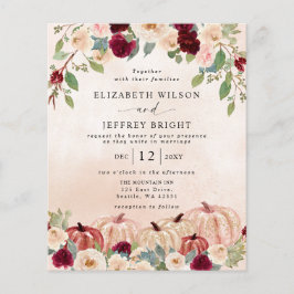 Budgethilfen Länder Hochzeit im Herbst Einladungen