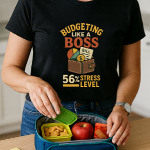 Budgetierung wie ein Boss; lustige Elternfinanzier T-Shirt
