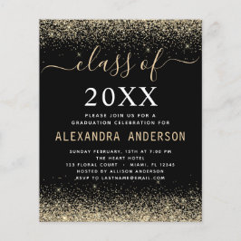 Budgetklasse 2023 Foto Abschluss Gold Black Flyer