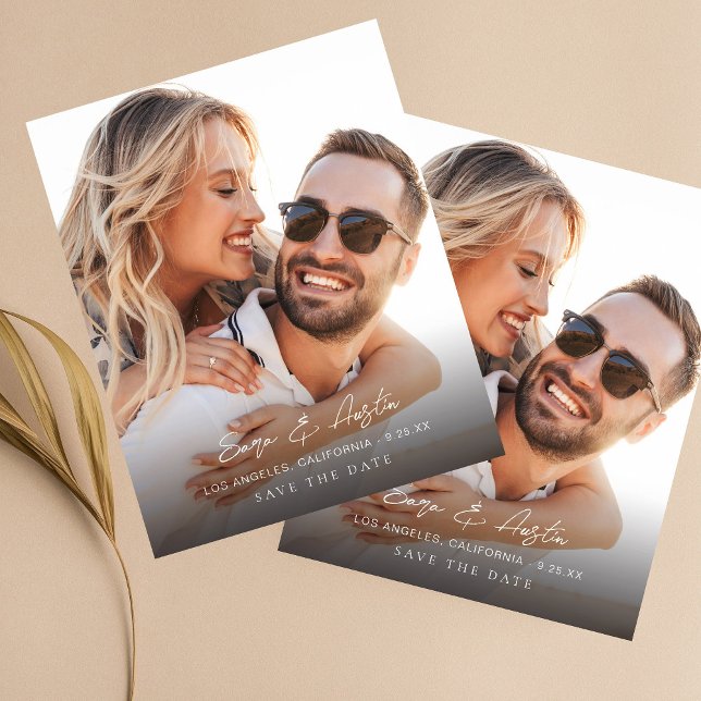 BudgetMOD Kalligrafisches Foto Vertikal Save the D Flyer (Von Creator hochgeladen)