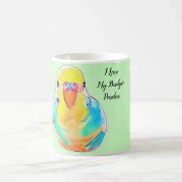 Budgetname Hübsch Budgerigar Parakeet Pet Bird Kaffeetasse