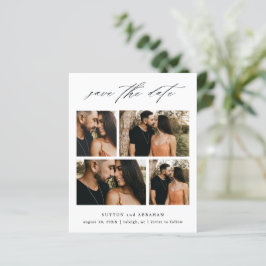 Budgetscript Hochzeitsfotocollage Save the Date