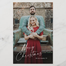 Budgetscript Weihnachts-Foto Weihnachtskarte Flyer