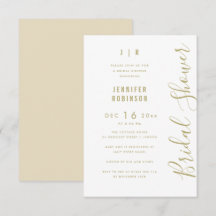 Budgetskript Modernes Brautparty White 