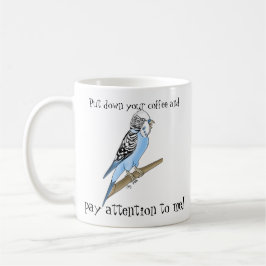 Budgie Achtung Seeker Tasse