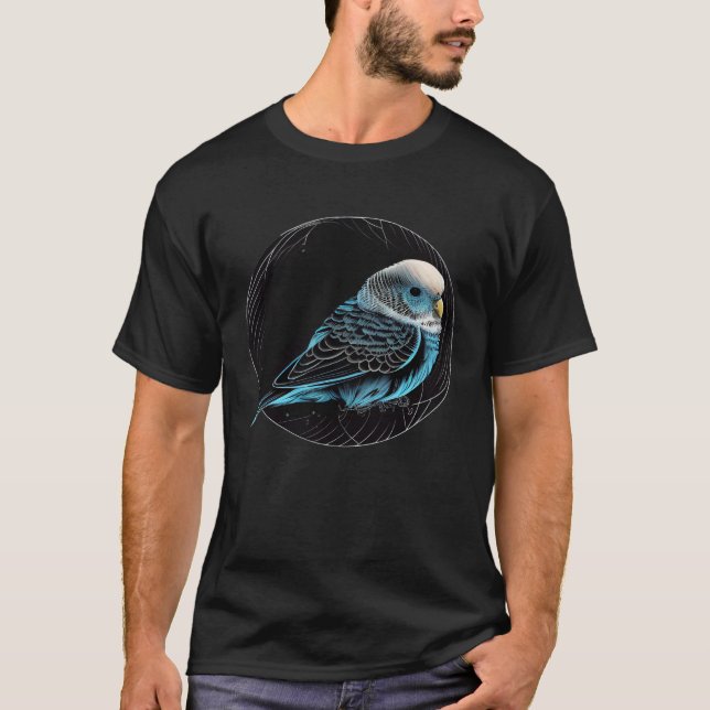 Budgie Animal  Wildlife Budgies T-Shirt (Vorderseite)