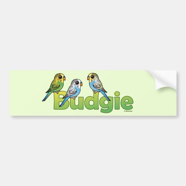 BUDGIE AUTOAUFKLEBER (Vorne)