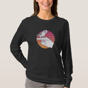 Budgie Bird On Finger Parakeet Haustier T-Shirt