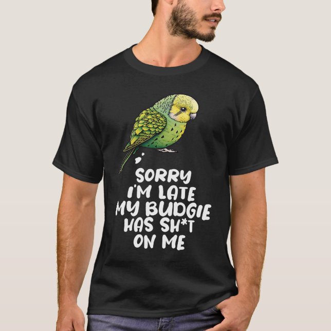 Budgie Bird Parakeet For Budgerigar Owner  1 T-Shirt (Vorderseite)