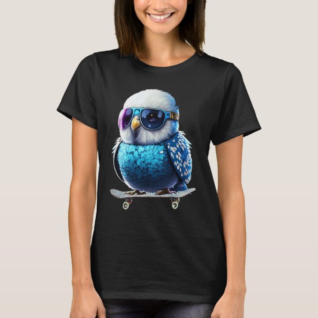 Budgie Bird Parakeet For Budgerigar Owner 2 T-Shirt (Vorderseite)