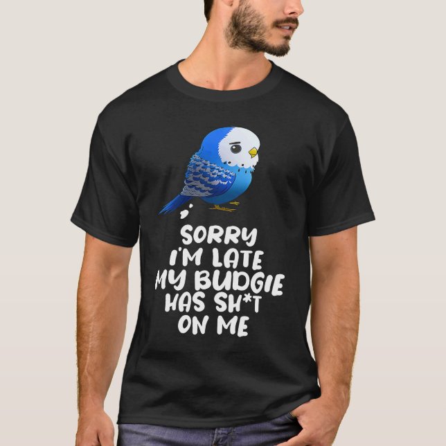 Budgie Bird Parakeet For Budgerigar Owner  3 T-Shirt (Vorderseite)