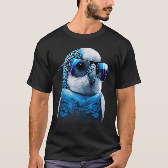 Budgie Bird Parakeet For Budgerigar Owner  4 T-Shirt (Vorderseite)