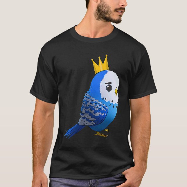 Budgie Bird Parakeet For Budgerigar Owner  7 T-Shirt (Vorderseite)