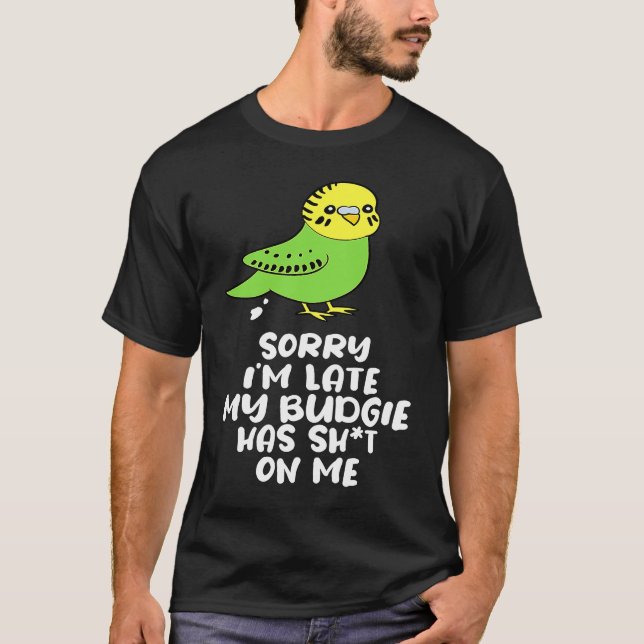Budgie Bird Parakeet For Budgerigar Owner  8 T-Shirt (Vorderseite)
