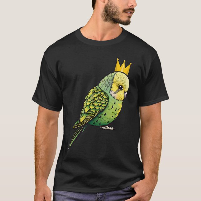 Budgie Bird Parakeet For Budgerigar Owner T-Shirt (Vorderseite)