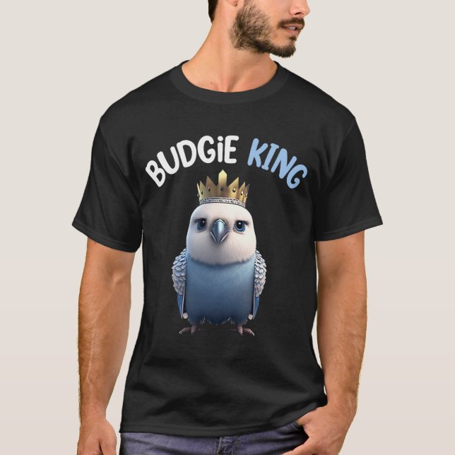 Budgie Bird Parakeet für Inhaber von Budgerigar 3 T-Shirt (Vorderseite)