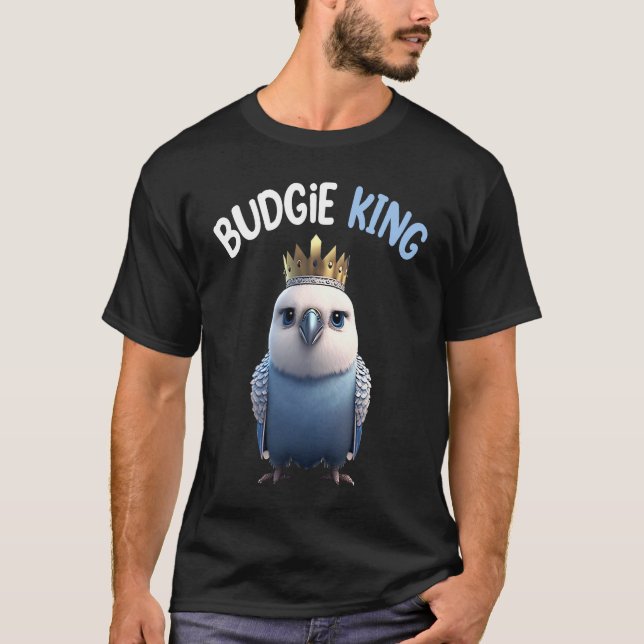 Budgie Bird Parakeet für Inhaber von Budgerigar 3 T-Shirt (Vorderseite)