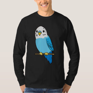 Budgie Bird Parakeet Niedlich Parakeet Blue T-Shirt