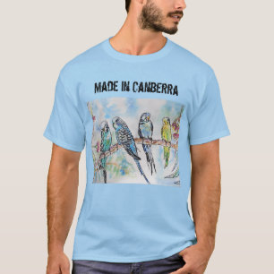 Budgie Budgerigar Bird aus Canberra T Shirt