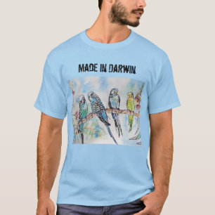 Budgie Budgerigar Bird aus Darwin T Shirt