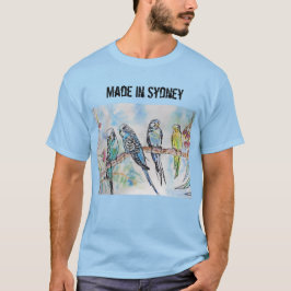 Budgie Budgerigar Bird aus Sydney T Shirt