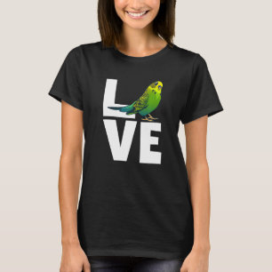 Budgie für Männer Budgerigar Paprot Puffin Para T-Shirt
