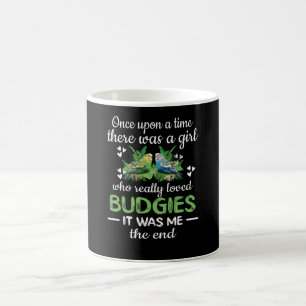 Budgie Girl Gifts Budgie Lover Parakeet Budgerigar Kaffeetasse