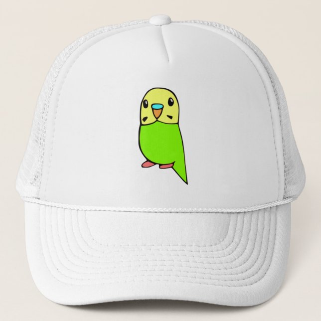 Budgie Hut Truckerkappe (Vorderseite)
