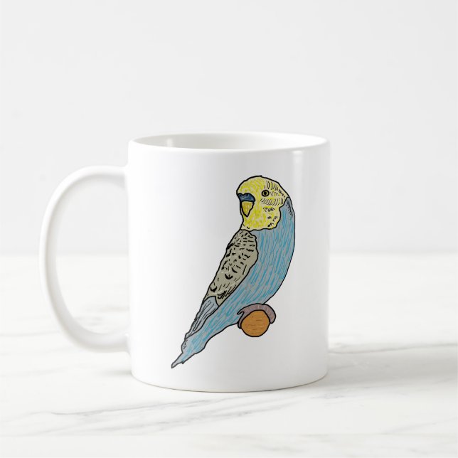 Budgie Kaffeetasse (Links)