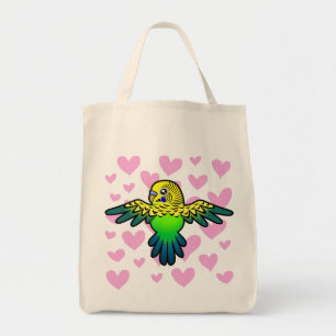 Budgie Liebe Tragetasche