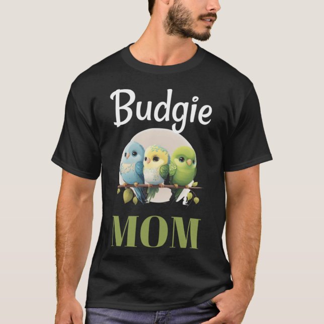 Budgie Mama Budgerigar Parakeet Bird Pullover Hood (Vorderseite)