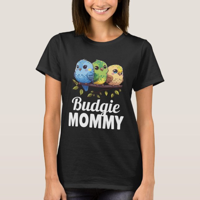 Budgie Mama Budgerigar Parakeet Bird Pullover Hood (Vorderseite)