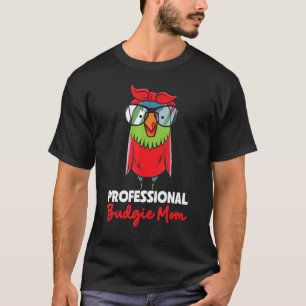 Budgie Mama Farbenfrohe Niedliche Vogel Meme Parro T-Shirt