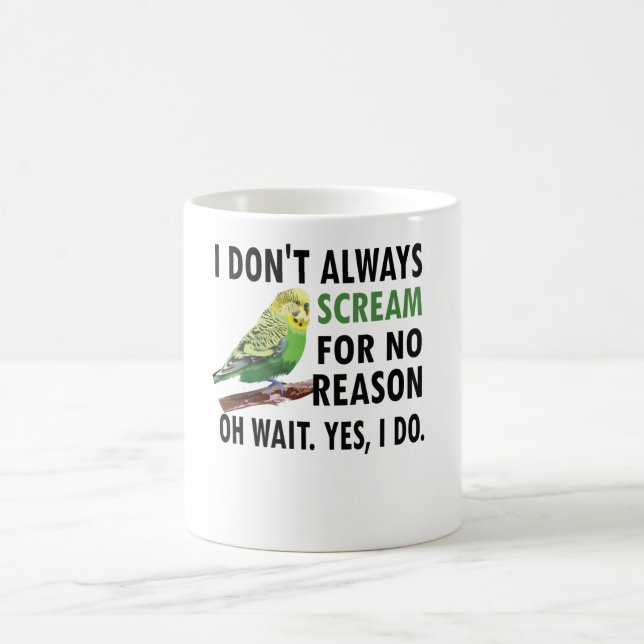 Budgie Owner Budgie Lover Parakeet Bird Budgerigar Kaffeetasse (Mittel)