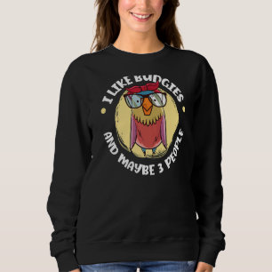 Budgie Parakeet Bird Cockatiel Premium Sweatshirt