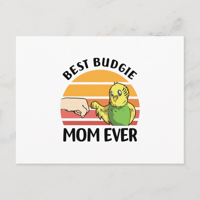 budgie postkarte (Vorderseite)