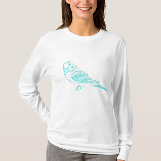 budgie T-Stück T-Shirt (Vorderseite)