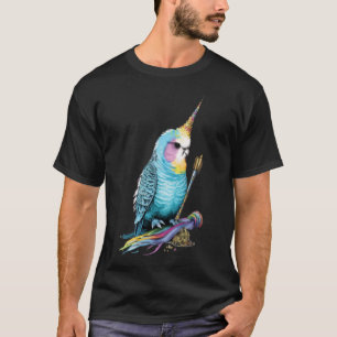 Budgie Unicorn Budgerigar Parakeet T-Shirt