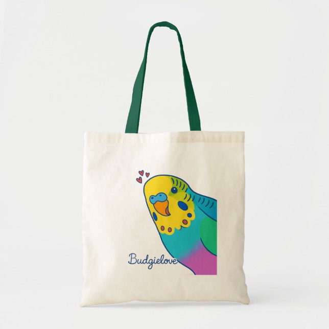Budgielove Tote Bag Tragetasche (Vorne)