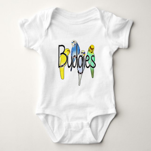 Budgies Baby Strampler (Vorderseite)