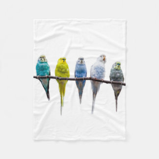 Budgies Fleecedecke