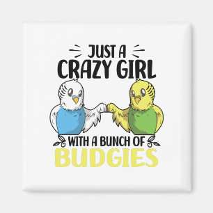 Budgies Lovers Vögel Haustiere Geschenk Magnet