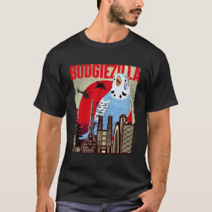 Budgiezilla Sittich Wellensittich Vogel T-Shirt